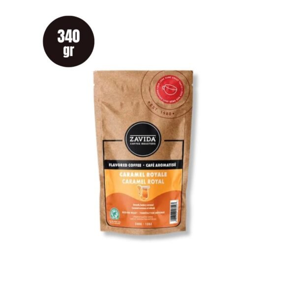 Cafea Zavida boabe aroma caramel (Caramel Royale Coffee) 340gr