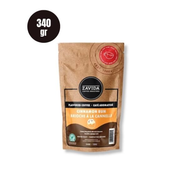 Cafea Zavida boabe cremoasa briosa cu scortisoara (Cinnamon Bun Coffee) 340gr