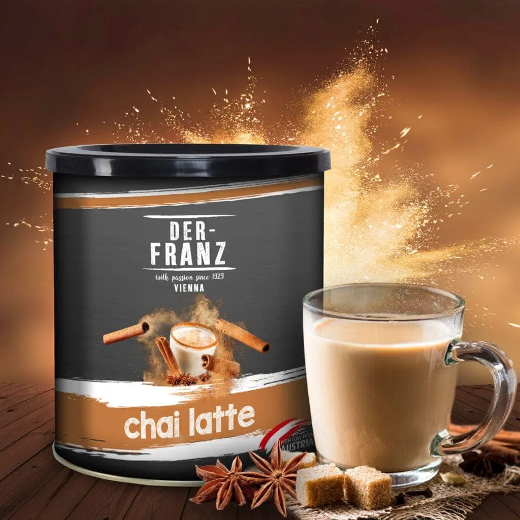 Der-Franz Cafea Instant Chai Latte 500gr - imagine 4