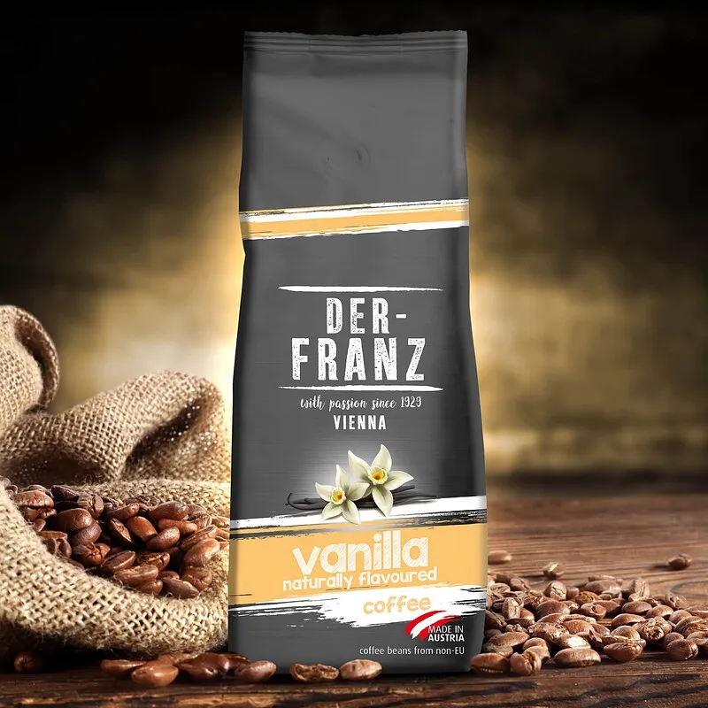 Der-Franz Cafea Boabe Aroma Vanilie 500gr - imagine 4