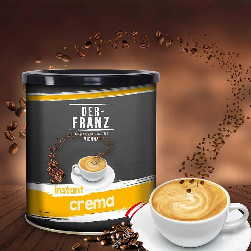 Der-Franz Cafea Instant Crema 200gr - imagine 4