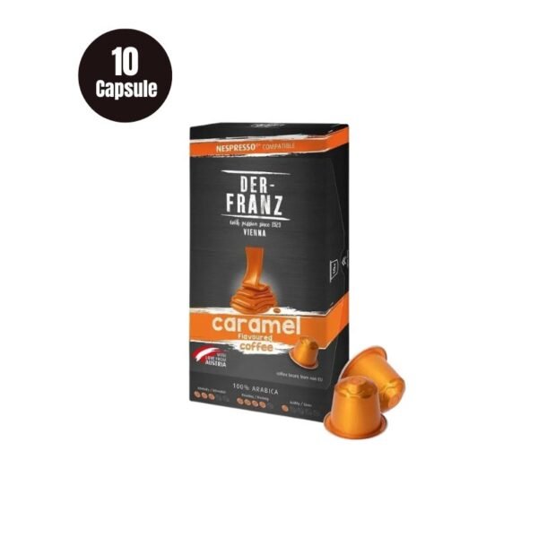Capsule Cafea Der-Franz Caramel, 10 Capsule