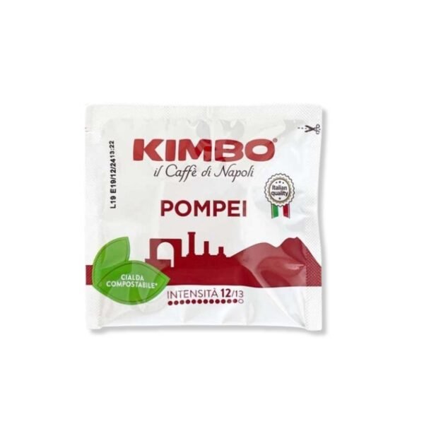 Cutie cu 50 Paduri Kimbo Pompei – Compatibile ESE44 pentru un espresso intens și corpolent