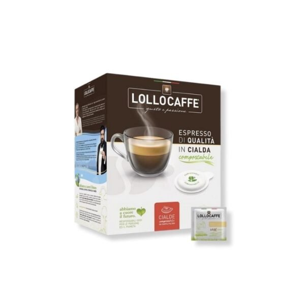Imagine 100 Păduri Lollo Caffe Espresso Classico – Compatibile ESE44, cafea fină și echilibrată