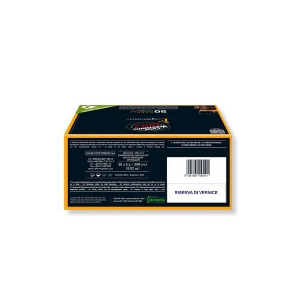 Imagine 50 Capsule Biodegradabile Caffe Vergnano Espresso Napoli – Compatibile Nespresso, cafea intensă și aromată