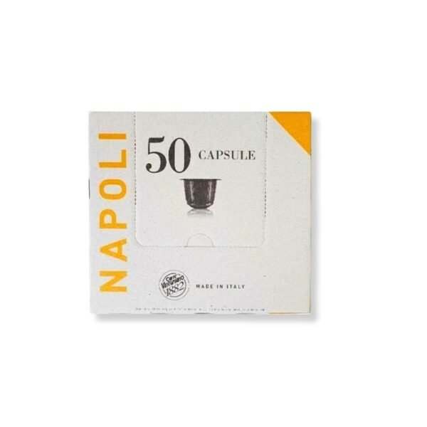Imagine 50 Capsule Caffe Vergnano Espresso Napoli – Compatibile Nespresso, cafea intensă și parfumată