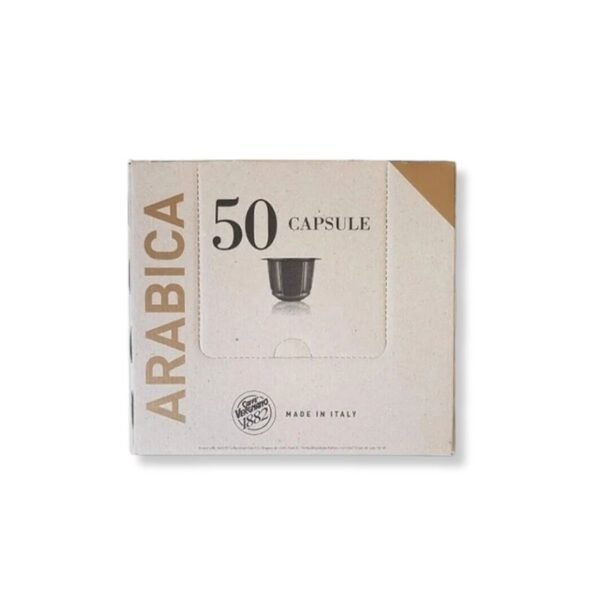 Imagine 50 Capsule Caffe Vergnano Espresso Oro Arabica – Compatibile Nespresso pentru cafea fină și echilibrată