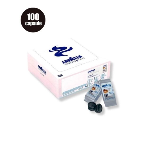Imagine cu 100 Capsule Lavazza Espresso Point Aroma e Gusto, espresso cremos cu aromă bogată și notă picantă