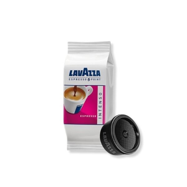Imagine cu 100 Capsule Lavazza Espresso Point Intenso, espresso gustos cu arome intense de cacao