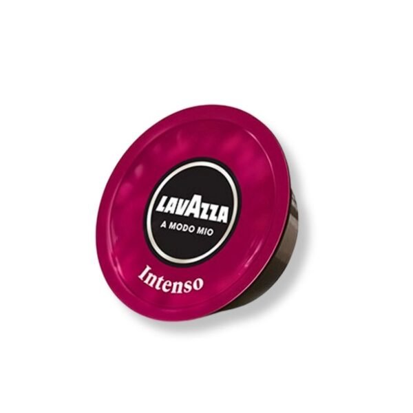 Imagine cu 36 Capsule Lavazza A Modo Mio – Espresso Intenso, cafea cu gust puternic și picant