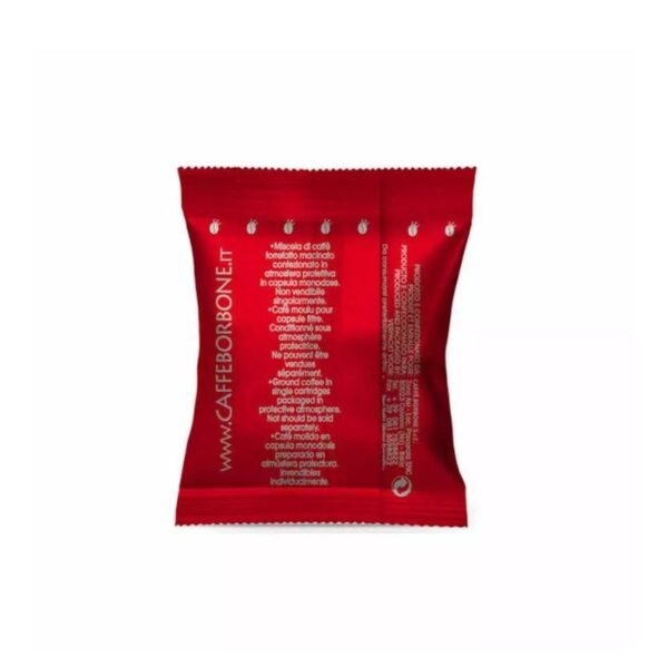 Imagine cu 50 Capsule Borbone Espresso Miscela Rossa – Compatibile Espresso Point, cafea intensă și robustă