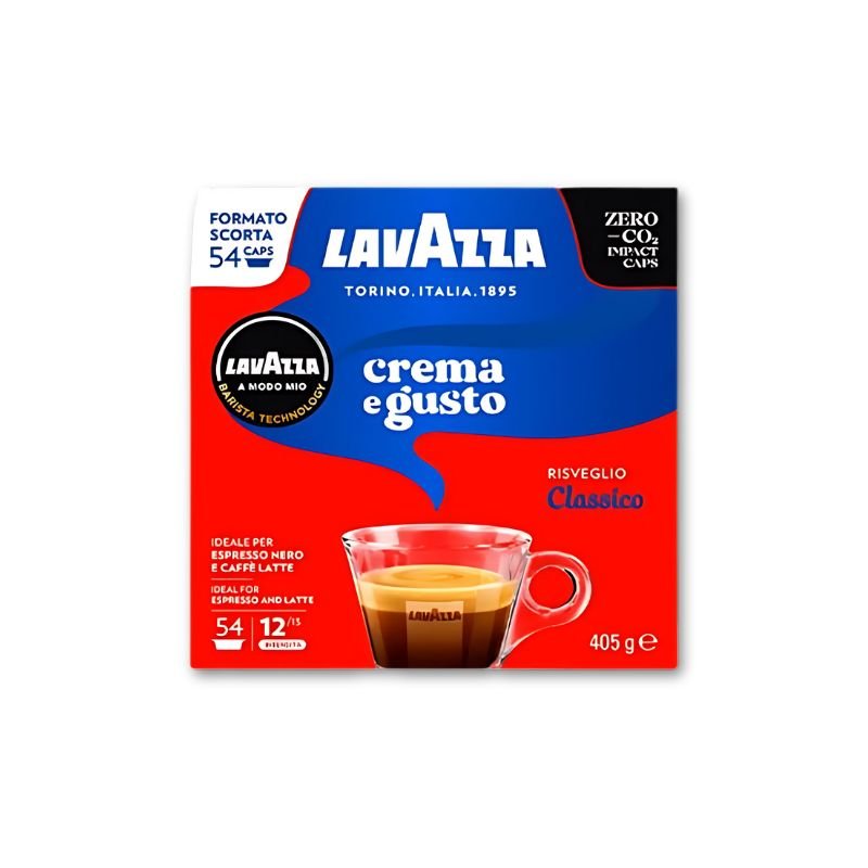 Imagine cu 54 Capsule Lavazza A Modo Mio – Crema e Gusto, cafea intensă pentru espressor
