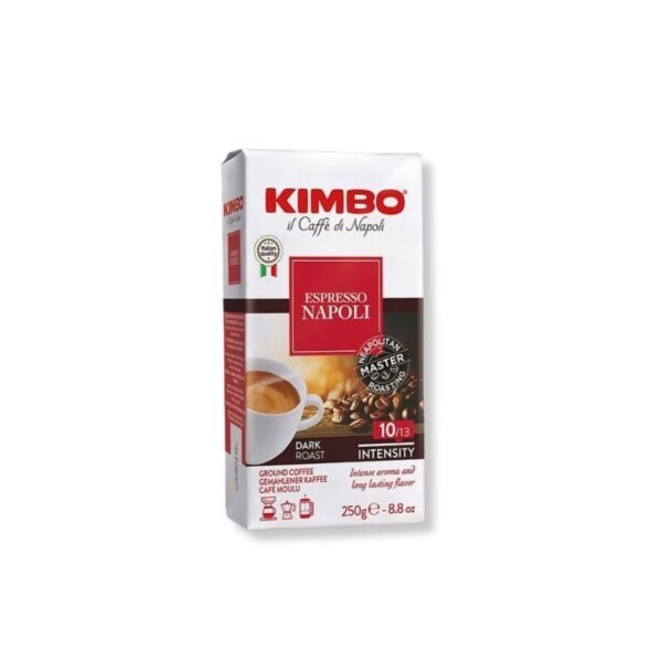Imagine cu Cafea Măcinată Kimbo Espresso Napoli 250g, cafea intensă și aromată