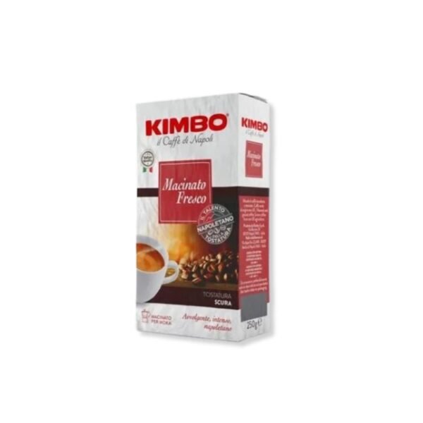 Imagine cu Cafea Măcinată Kimbo Fresco 250g, cafea italiană cu prăjire medie