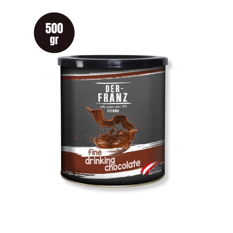 Pungă cu 500g de Ciocolată Fină de Băut cu 26% conținut de cacao.